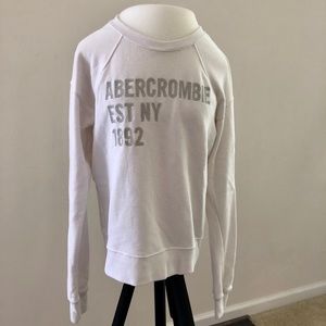 A&F White Soft Sweater WORN ONCE